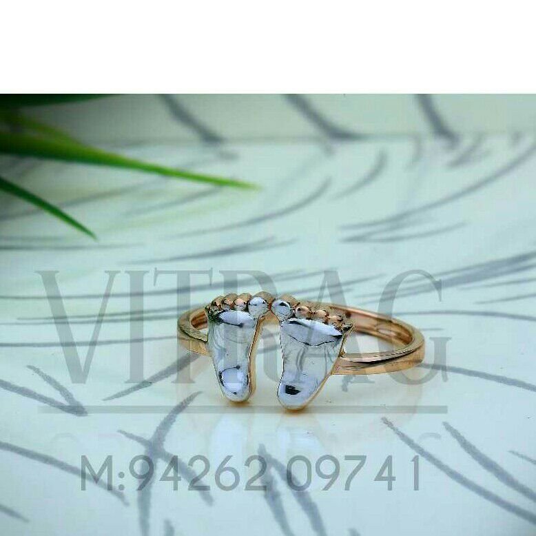 18kt Attractive Fancy Rose Gold Ladies Ring LRG -0742