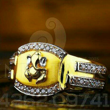 Gold Attractive  Gents Ring 22kt