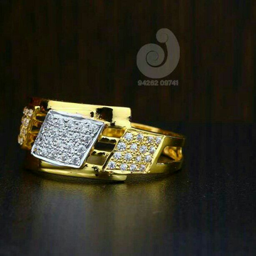 22ct Casual Were Cz Gents Ring