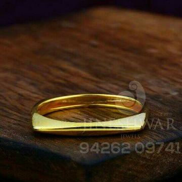 916 Precious Plain Gold Ladies Ring LRG -0723