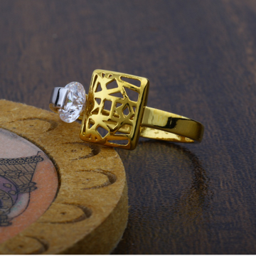 916 Plain Gold Casting Diamond Ring JJ-011