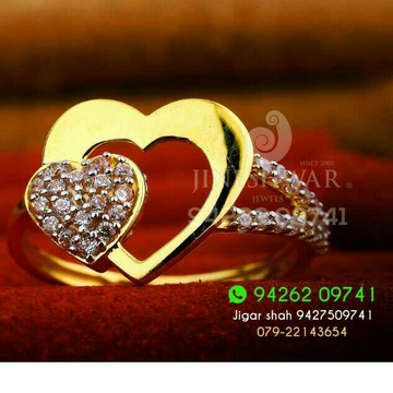 Engagement Special Cz gold ladies Ring LRG -0303