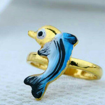 916 Fish Shape Fancy Baccha Ring