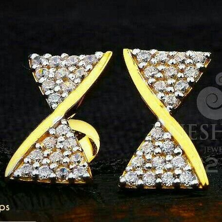 18kt Different Shape Fancy Cz Ladies Tops ATG -0132