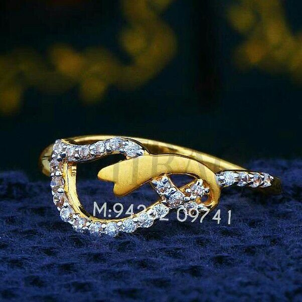 22kt Work Were Cz Fancy ladies Ring LRG -0285