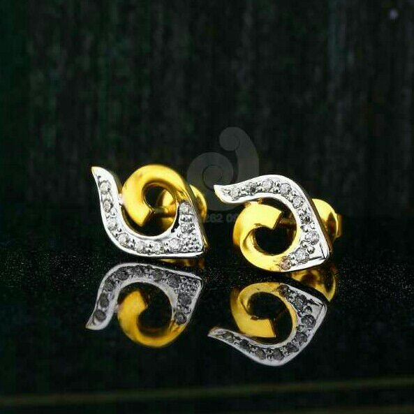 18ct Cz Gold Fancy Tops