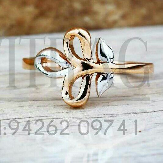 18kt Flower Shape Rose Gold ladies Ring LRG -0783