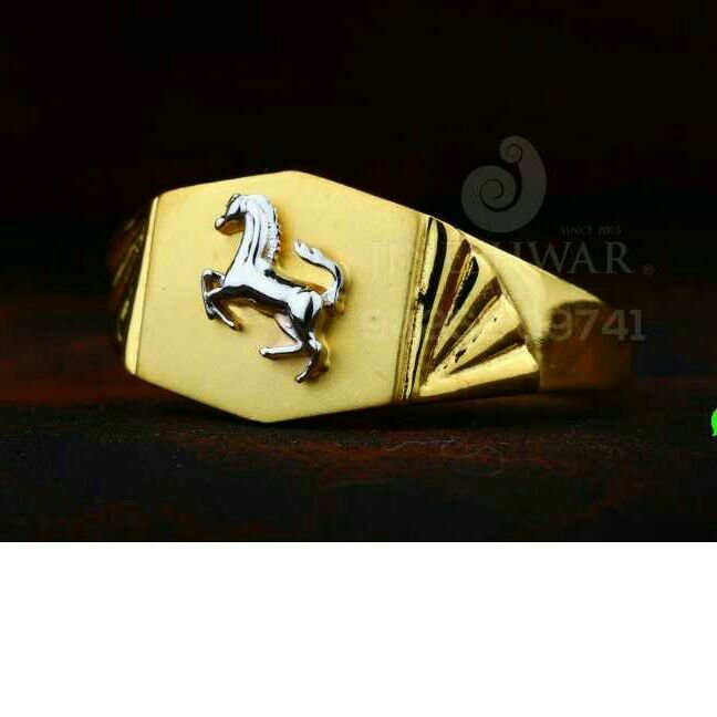 Fancy Gents Ring  22kt