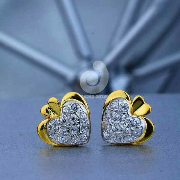 18ct Cz Gold Tops