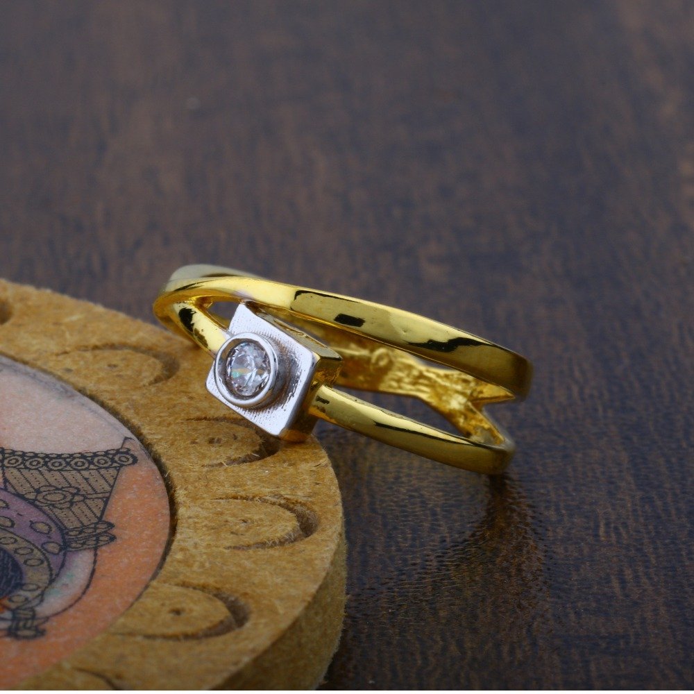 22K Yellow Gold Diamond Rings for Women 2021 Gemstone Jewlery Organiser  Wedding Rings Couples Resizable Gold