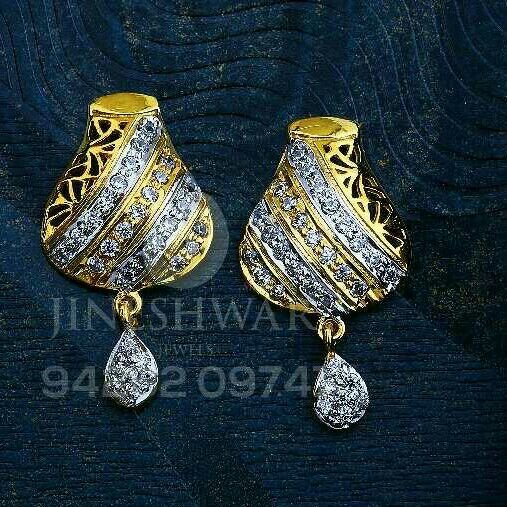 18kt Precious Women's Gold Cz Ladies Tops ATG -0348