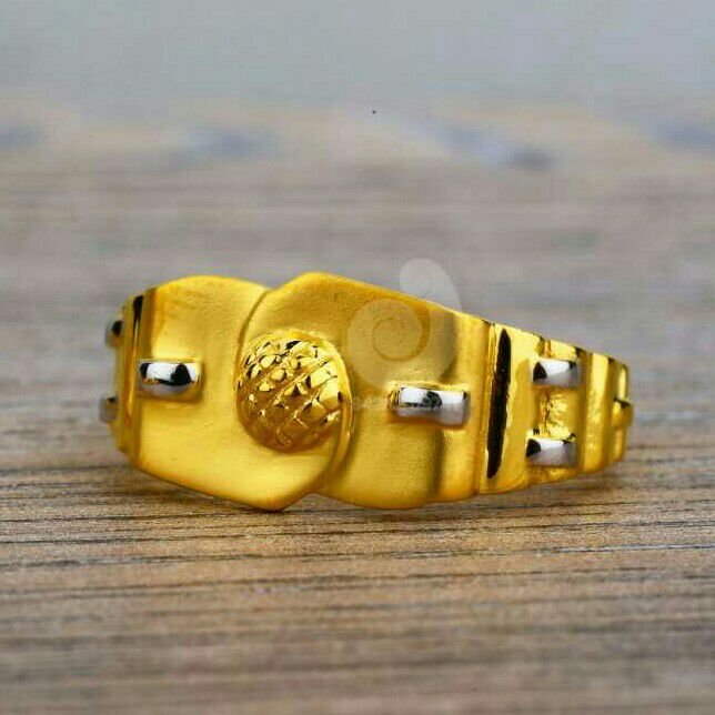 916 Plain Casting Fancy Gents Ring