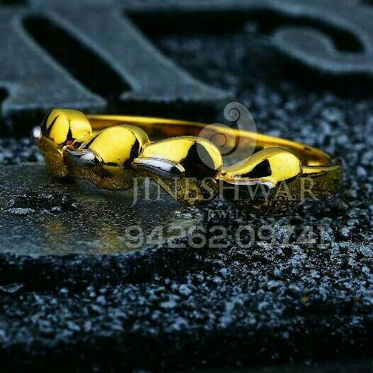 916 Plain Fancy Gold Casting ladies Ring LRG -0677