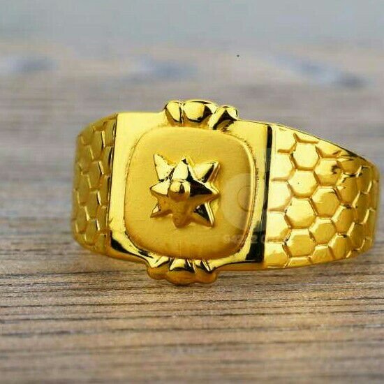 92% Gold Ring Gents Rings Plain 10 at Rs 6400/gram in Mumbai | ID:  2853053473312