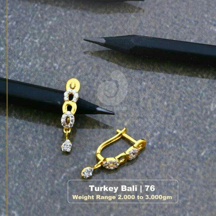 18ct Cz Fancy Turkey's Bali