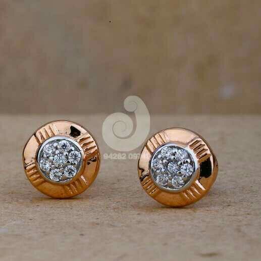 18ct Work Were Cz Rose Gold Tops