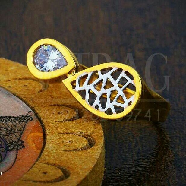 Fancy Attractive Singal Stone Ladies Ring LRG -0400