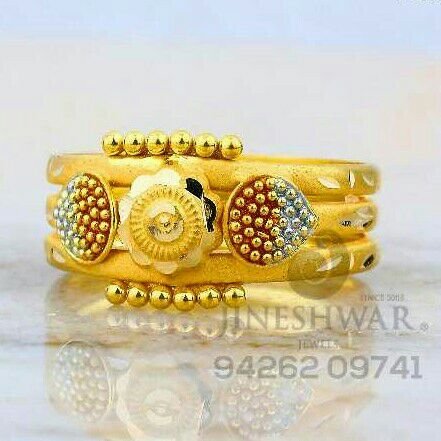 Ladies Plain Gold Kayda Ring LRG -0802