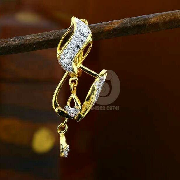 18ct Cz Fancy Bali