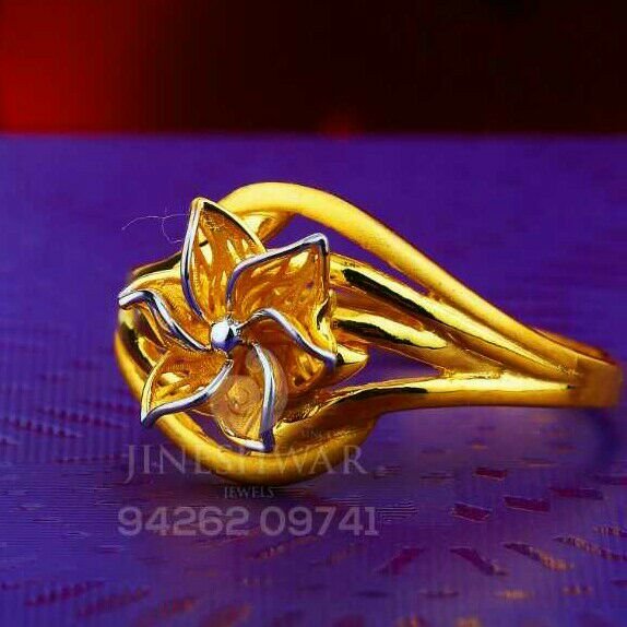 916 Fancy Flower Deaign Casting Ladies Ring LRG -0564